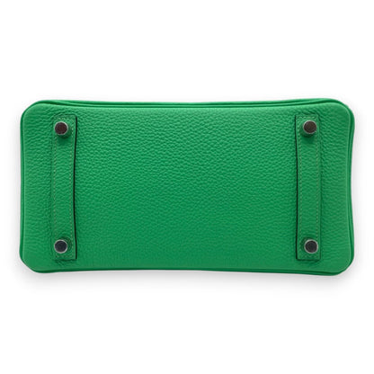 プレオウンドエルメス バーキン タッチ 25 ヴェールコミック トゴ/アリゲーターマット シルバー金具 W刻印