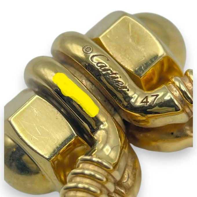 preound cartier埃克杜卡地亚戒指47黄金7号