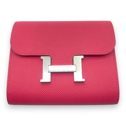 プレオウンドエルメス コンスタンスコンパクト ローズアザレ エプソン シルバー金具 A刻印