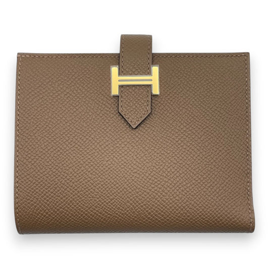 プレオウンドエルメス べアンコンパクト アルザン エプソン ゴールド金具 W刻印