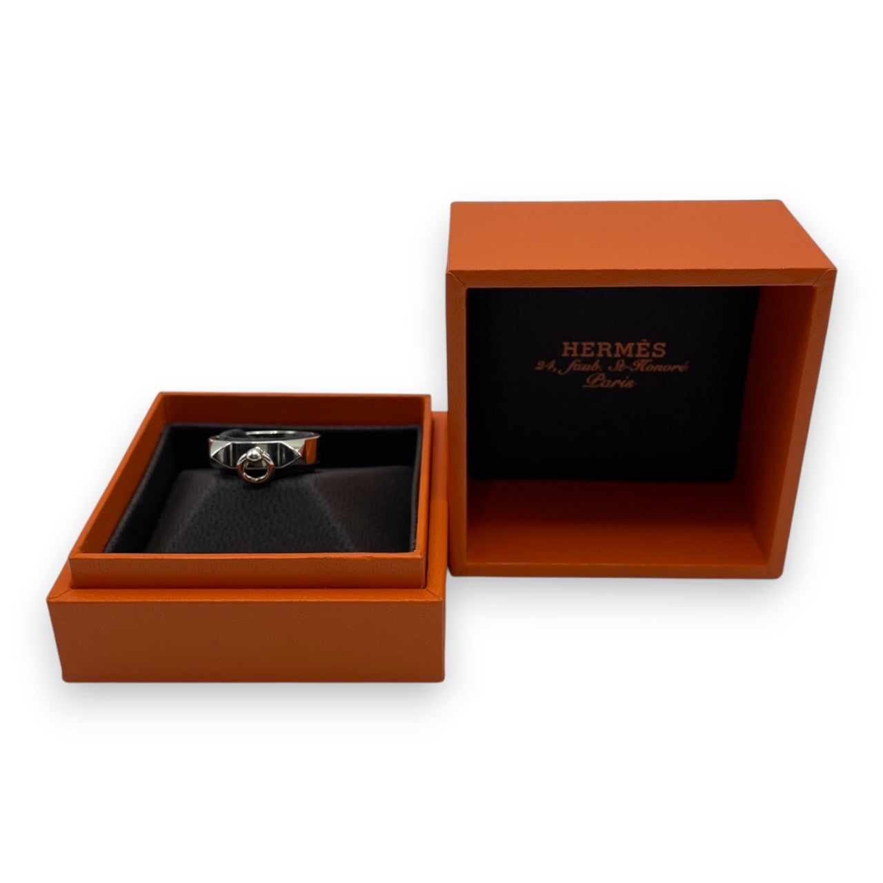 プレオウンドエルメス コリエ・ド・シアン リング PM 57 シルバー925 17号