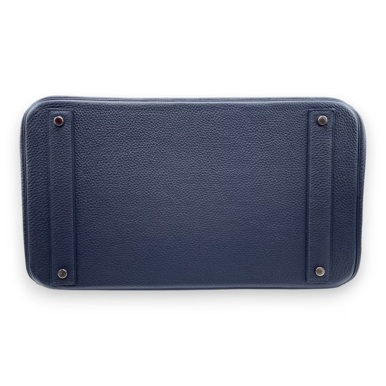 중고 에르메스 오타크루아 40 블루 뉘 토고 실버 하드웨어 Z 스탬프