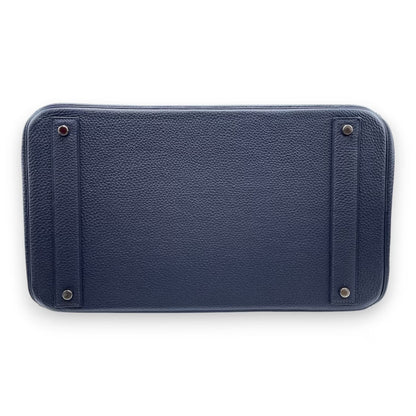 중고 에르메스 오타크루아 40 블루 뉘 토고 실버 하드웨어 Z 스탬프