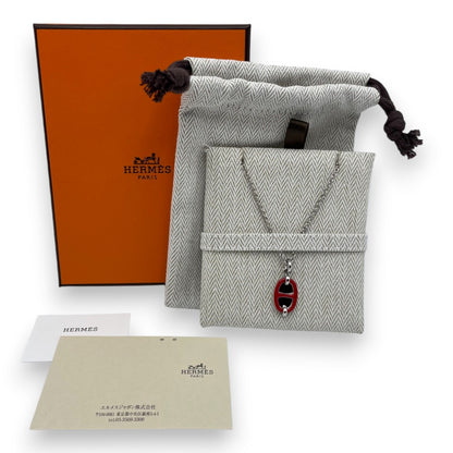 プレオウンドエルメス ミニ・マイヨン ペンダント PM H100053FP12 ルージュヴィフ