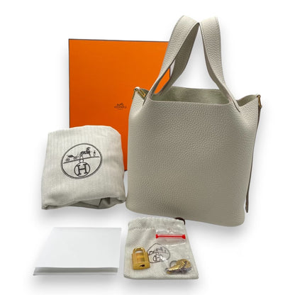 プレオウンドエルメス ピコタンロック PM クレ トリヨンクレマンス ゴールド金具 U刻印