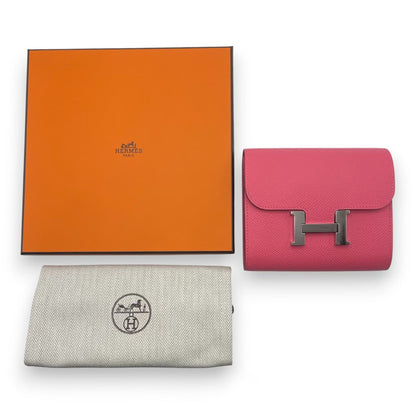 プレオウンドエルメス コンスタンスコンパクト ローズアザレ エプソン シルバー金具 A刻印