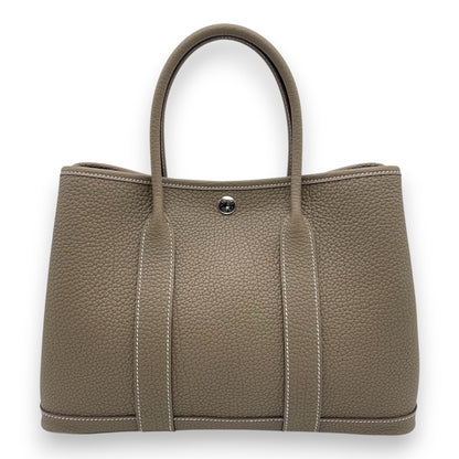 プレオウンドエルメス ガーデンパーティ TPM エトゥープ ネゴンダ シルバー金具 K刻印