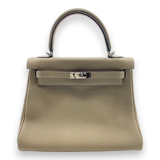 爱马仕凯利25沟槽和银色金属配件A刻印