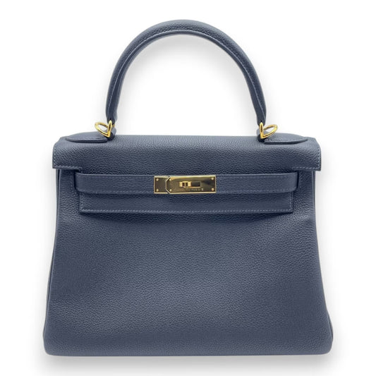 プレオウンドエルメス ケリー 28 キャバン トゴ ゴールド金具 B刻印