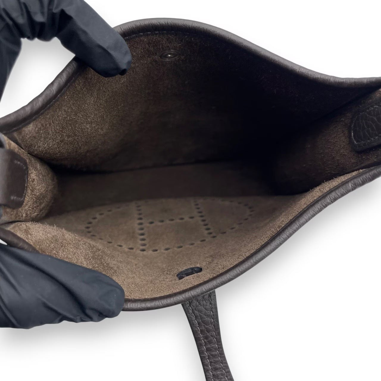 プレオウンドエルメス ミニエヴリン アマゾーヌ TPM キャバン トリヨンクレマンス シルバー金具 K刻印