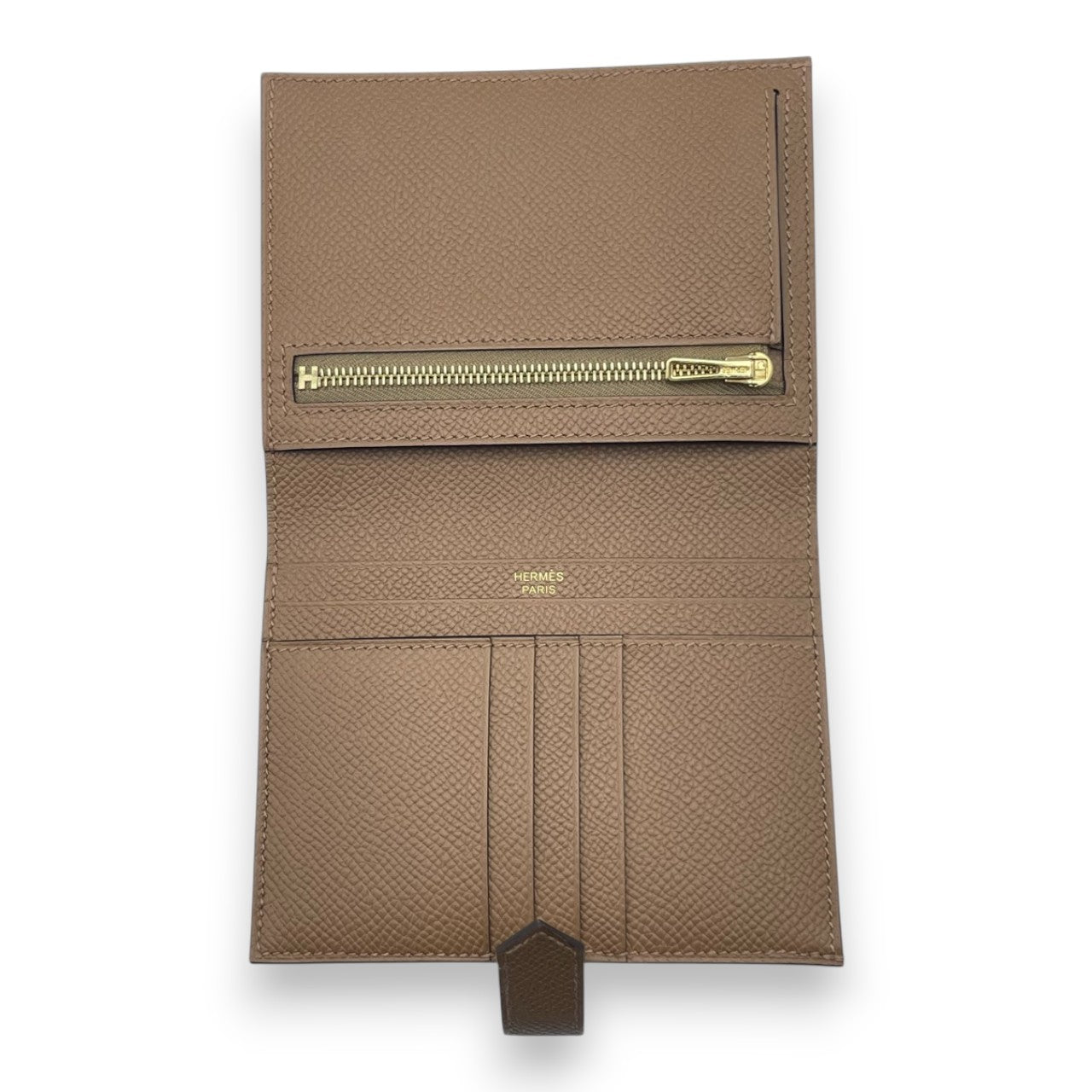 プレオウンドエルメス べアンコンパクト アルザン エプソン ゴールド金具 W刻印