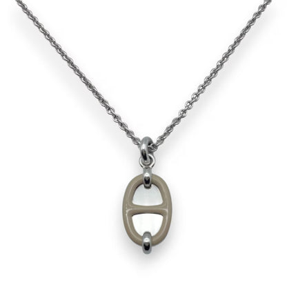 プレオウンドエルメス ミニ・マイヨン ペンダント PM H100053FE55 マロン・グラッセ メタル