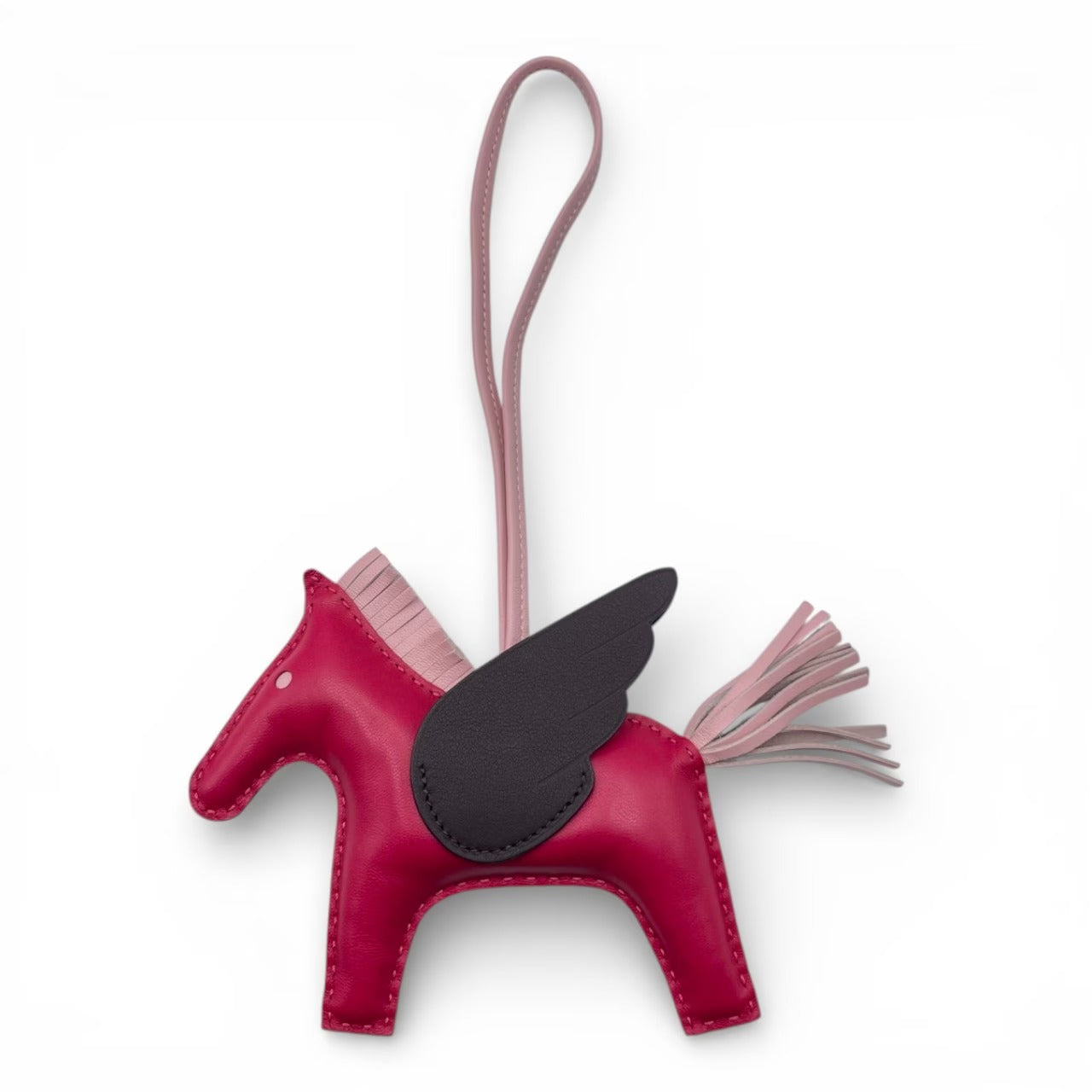 プレオウンドエルメス ペガサスチャーム MM フランボワーズ/ローズサクラ/ルージュセリエ アニョーミロ Z刻印