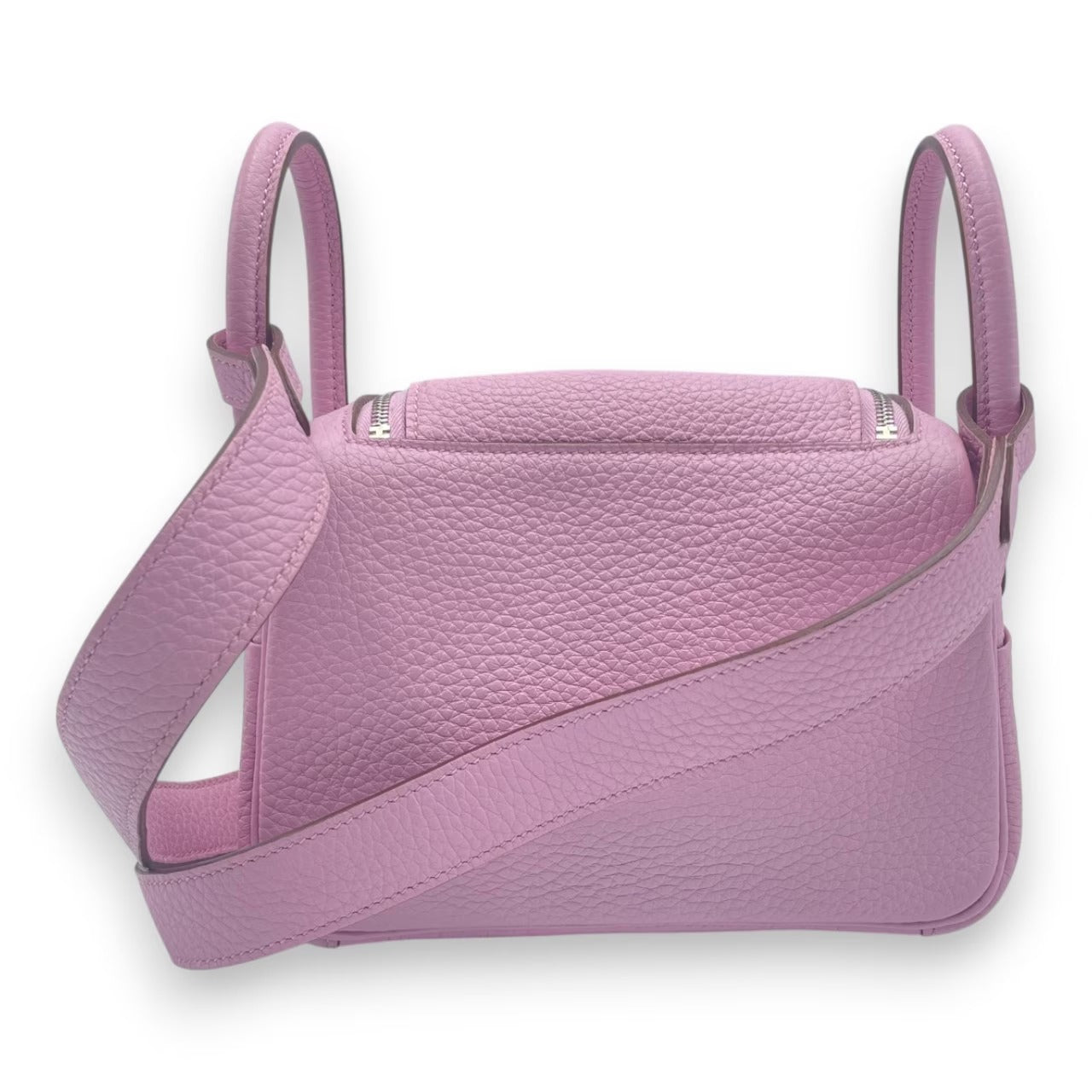 プレオウンドエルメス リンディミニ 20 モーヴシルベストル トリヨンクレマンス シルバー金具 U刻印