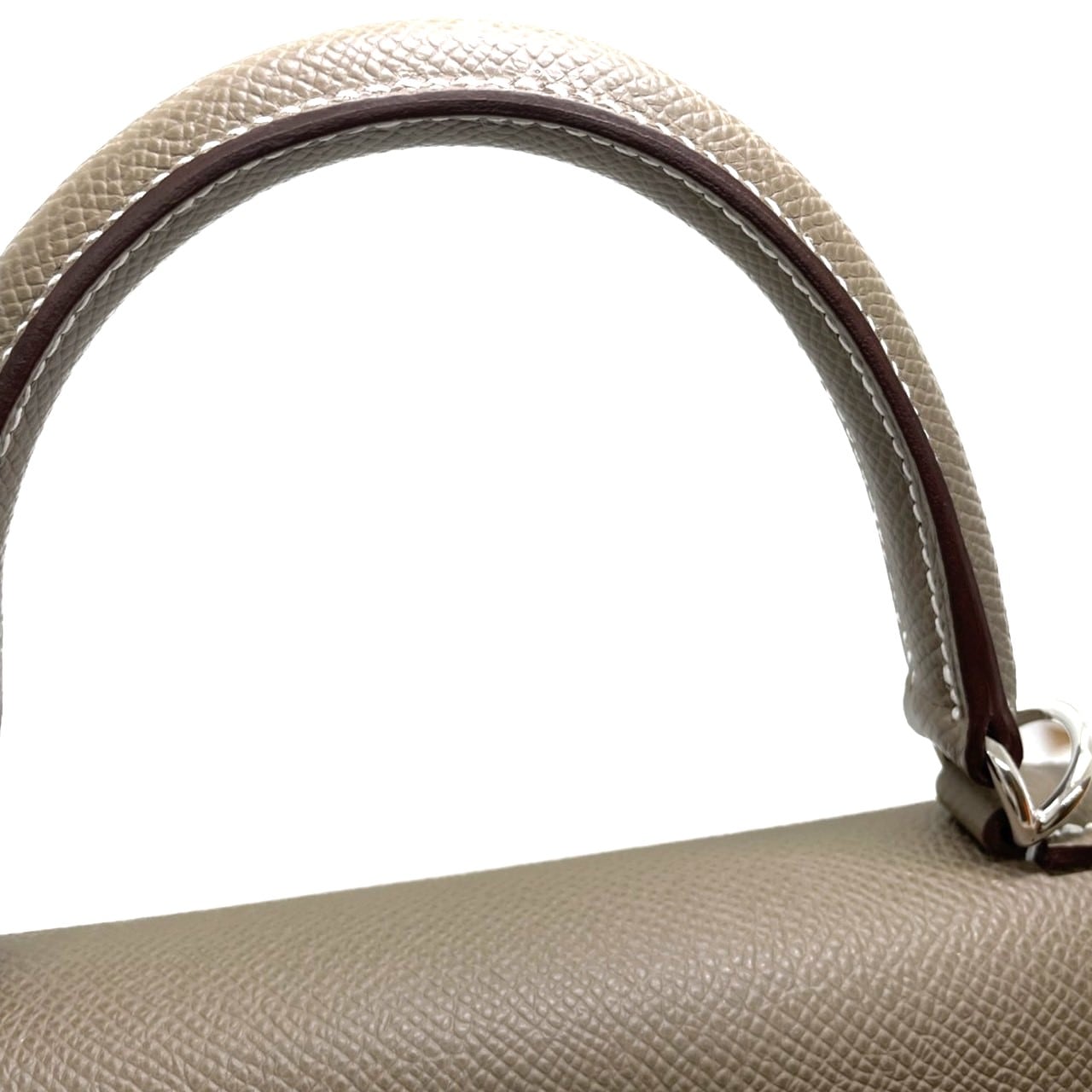 Pre-Owned [3-day weekend special offer] Hermes Kelly 25 Etoup Togo Silver Hardware