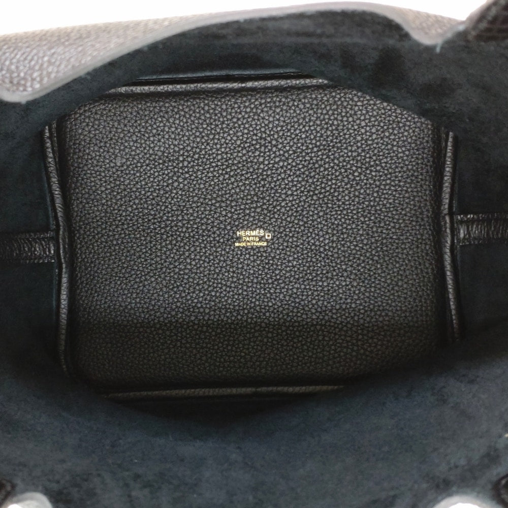 Pre-Owned Hermes Picotin Rock MM Torillon Clemence Black