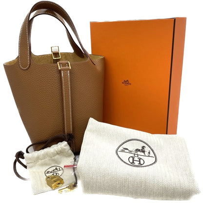Pre-Owned Hermes Picotin Rock PM Gold
