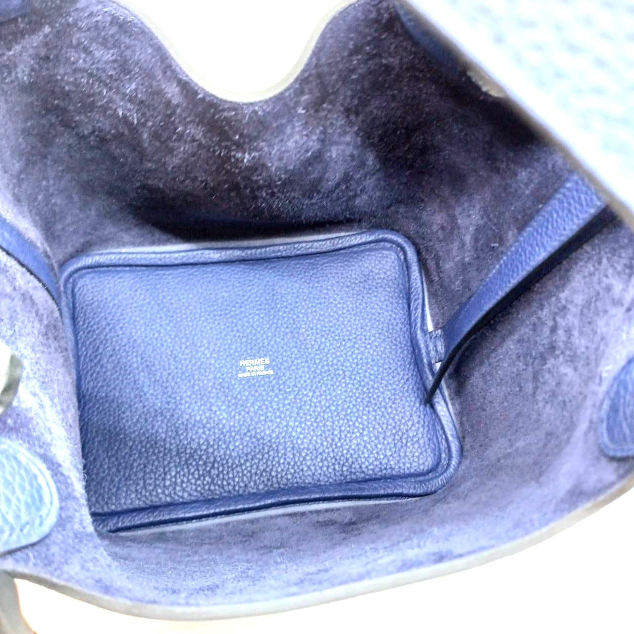 Pre-Owned Hermes Picotin Rock PM Torillon Maurice Blue Safir