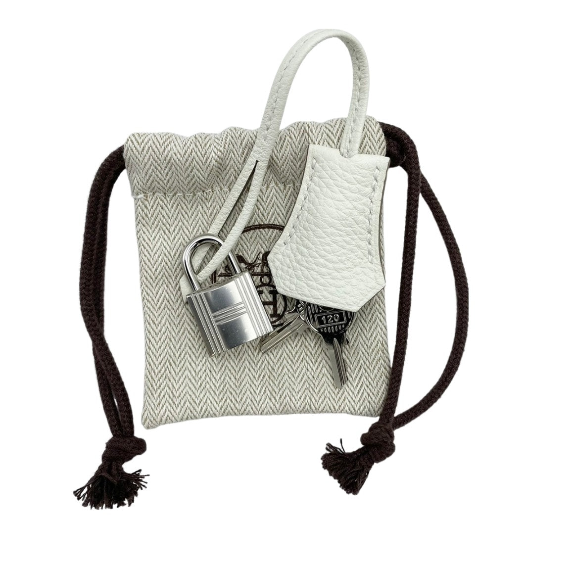 Pre-Owned Hermes Kelly 25 Mushroom Togo Silver Metal Fittings B Engraved