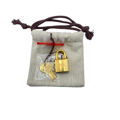 Pre-Owned Hermes Picotin Lock PM Orange Gold Hardware B Engraved