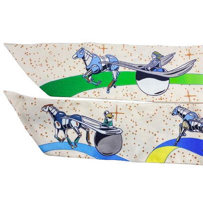 헤르메스 Twilly Space Derby Silk Twill