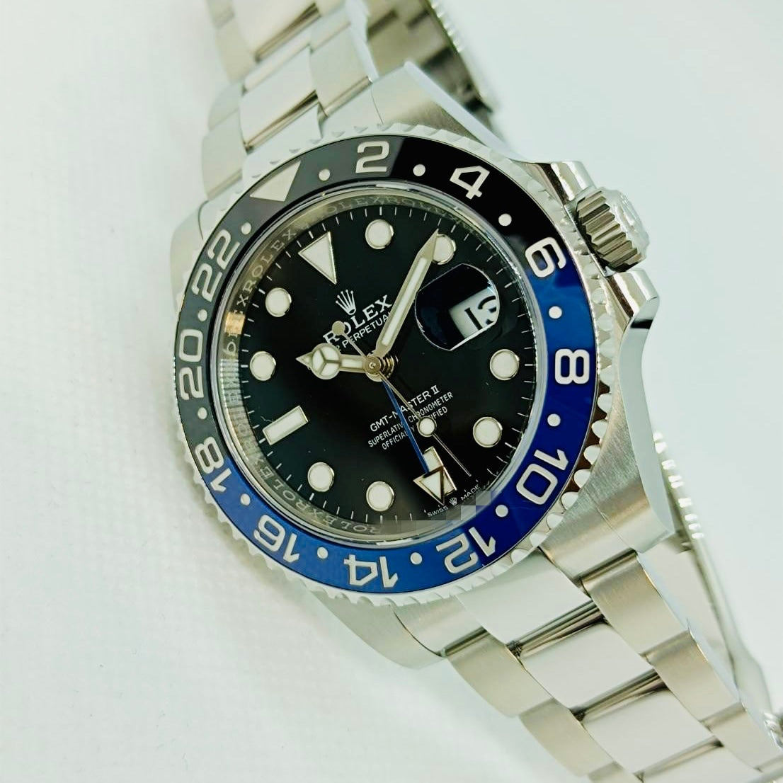 롤렉스 GMT 마스터 II 126710BLNR 굴 팔찌 검은 배트맨