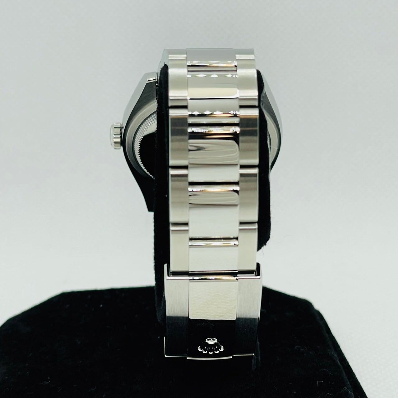 사전 소유의 롤렉스 데이트 주목 126234 슬레이트 로마 굴 팔찌 36mm