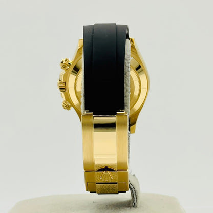 プレオウンド ロレックス デイトナ 116518LN メテオライト＆ブラック ブラックラバーベルト 40mm