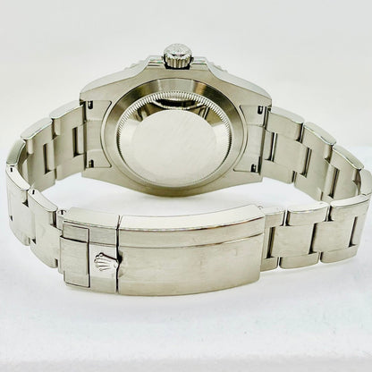 Pre-Owned Rolex Submariner Date 126610LV Oyster Bracelet Black Green