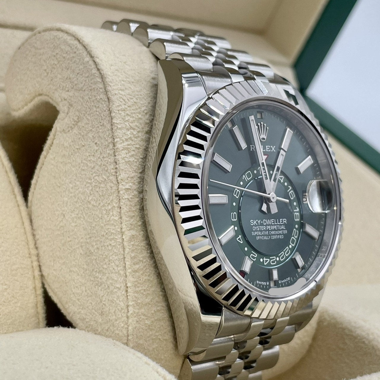 [新2023]勞力士天空居民336934薄荷綠色禧年42mm