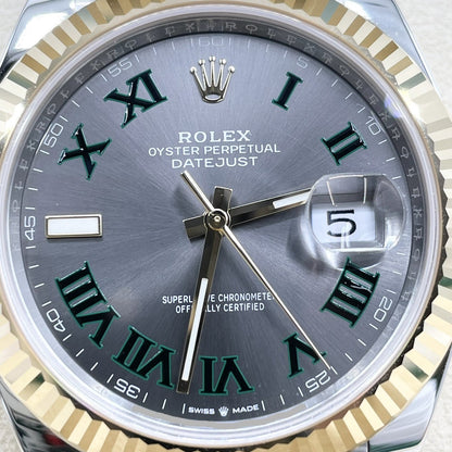 プレオウンド ロレックス デイトジャスト 126333 スレートローマ ジュビリーブレス 41mm
