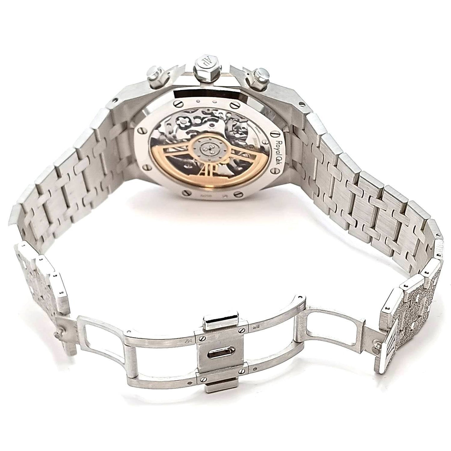 Pre-Owned Audemars Piguet Royal Oak 26239BC.GG.1224BC.02 Frosted Gold Grand Tapestry 41mm