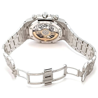 Pre-Owned Audemars Piguet Royal Oak 26239BC.GG.1224BC.02 Frosted Gold Grand Tapestry 41mm
