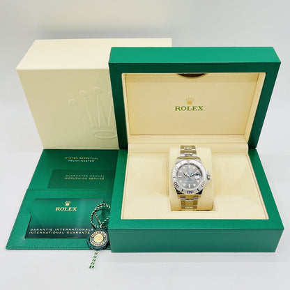사전 소유 롤렉스 요트 마스터 126622 굴 팔찌 다크 로듐 40mm