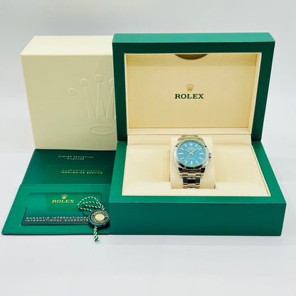 사전 소유 롤렉스 밀가우스 116400GV Z 블루 40mm 굴 팔찌