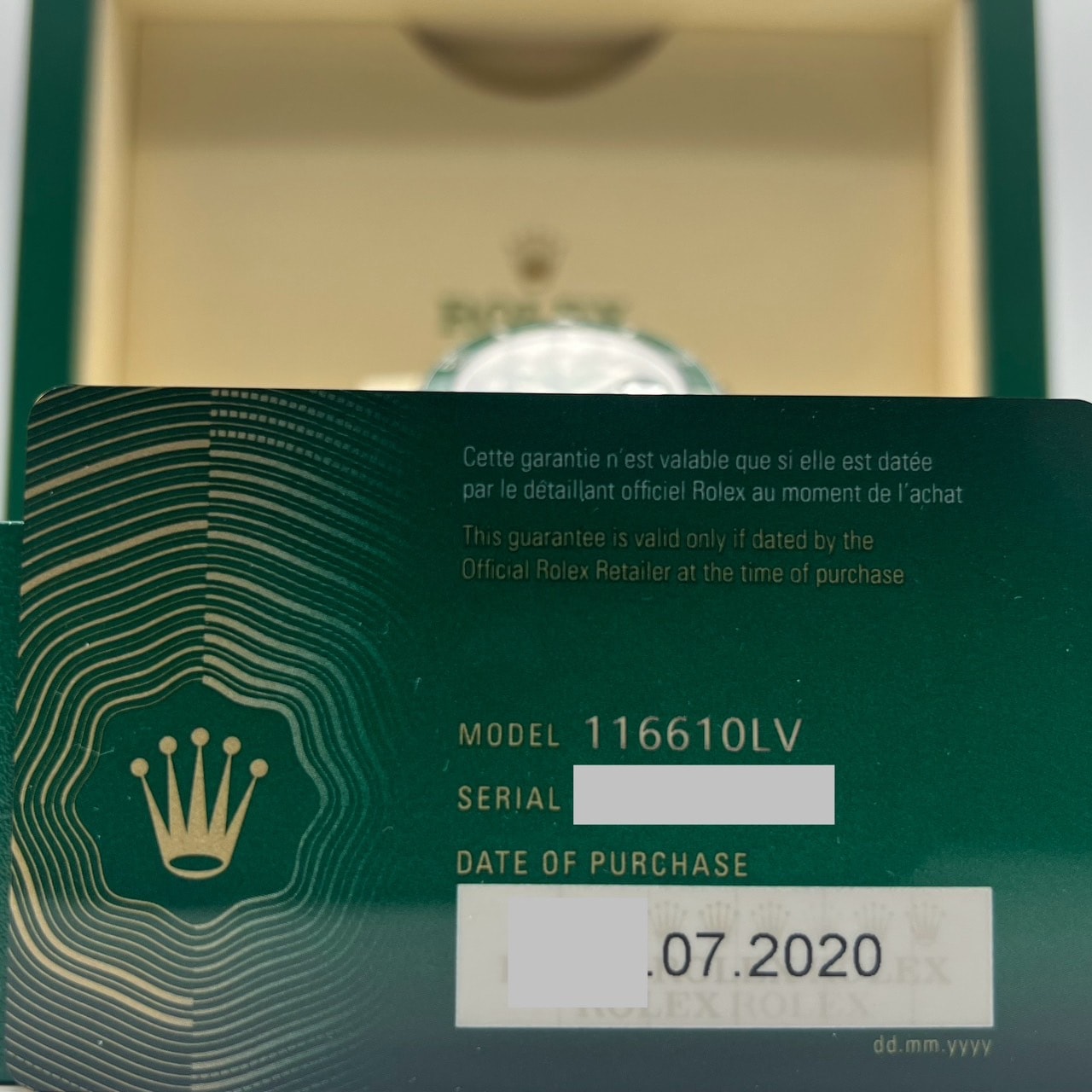 [新工資！] 2020型號！ 】勞力士潛艇日期牡蠣手鐲40？o 116610LV