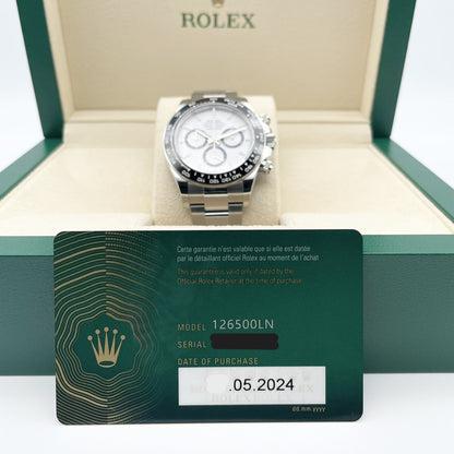 プレオウンド ロレックス デイトナ 126500LN  ホワイト 40mm
