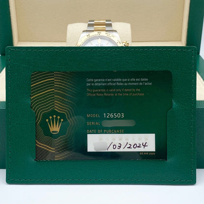 プレオウンド ロレックス デイトナ 126503 ホワイト 40mm