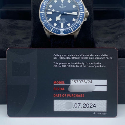 二手帝（Tudor）Peragos M25707b/24-0001 42mm