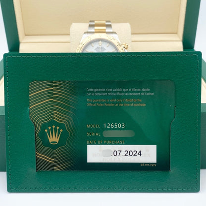 Rolex Daytona 126503 White 40mm