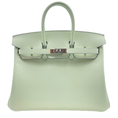 [現金特價]愛馬仕·伯金（Hermes Birkin）25面紗泡沫迅速銀金屬配件W刻