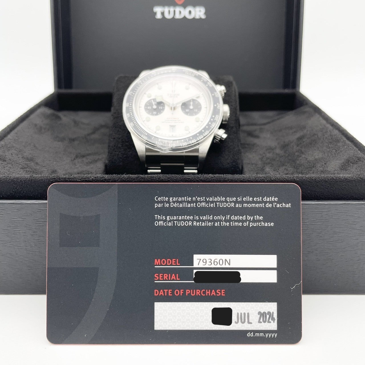 预先二成帝（都铎）黑湾Chrono M79360N-0002 41mm