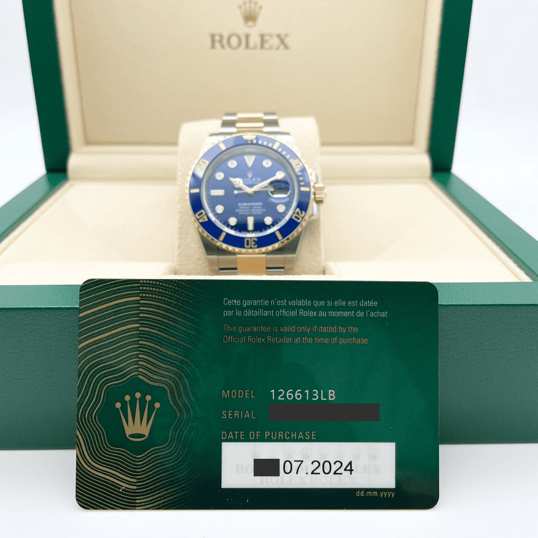 Pre-Owned Rolex Submariner Date 126613LB Oyster Bracelet Royal Blue 41mm