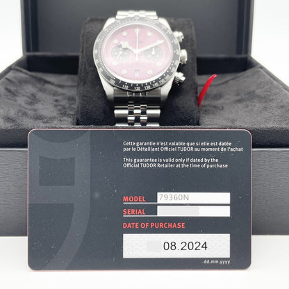 预先二成帝（都铎）黑湾Chrono Chrono Pink M79360N-0019 41mm