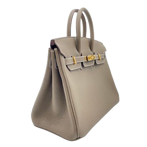 [現金價格]愛馬仕·伯金（Hermes Birkin）25 Etoup dogo金硬件W刻有
