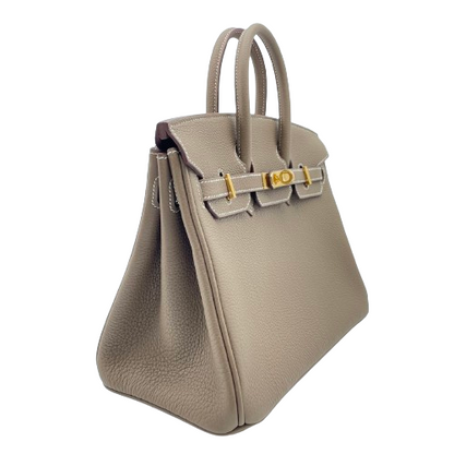 [現金價格]愛馬仕·伯金（Hermes Birkin）25 Etoup dogo金硬件W刻有
