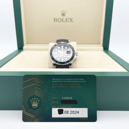 롤렉스 요트 마스터 226659 블랙 화이트 골드 42mm