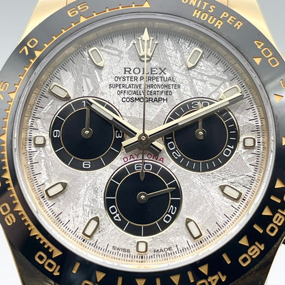 プレオウンド ロレックス デイトナ 116518LN メテオライト＆ブラック ブラックラバーベルト 40mm