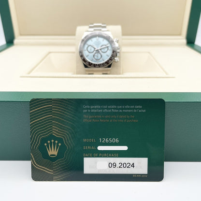 プレオウンド ロレックス デイトナ 126506 アイスブルー 40mm