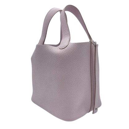 プレオウンド エルメス ピコタンロック PM モーヴペール トリヨンクレマンス シルバー金具 W刻印